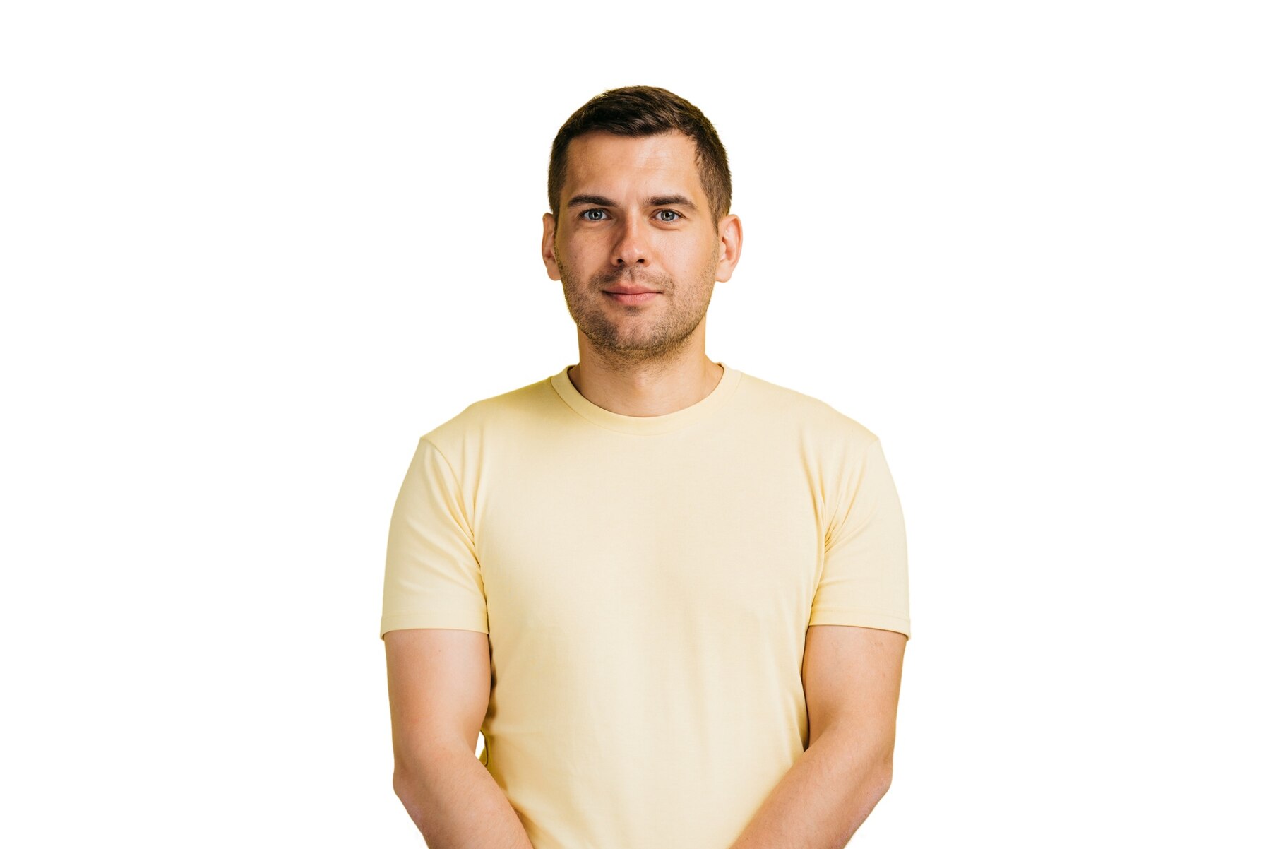 Yellow tee